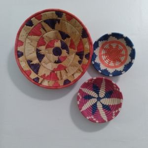 Set of Handwoven Baskets